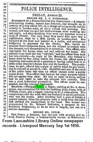 Thomas Tripp Newpaper report